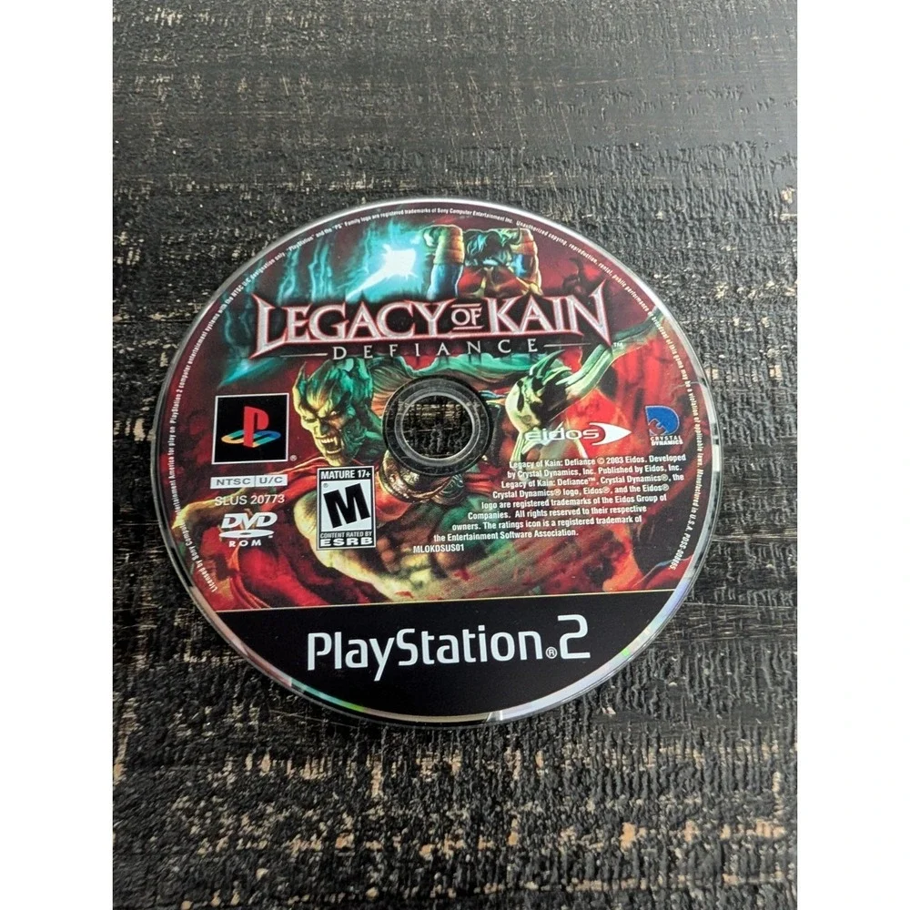 Legacy of Kain: Defiance for PS2 CIB with reg. Card and MINT Tested/working